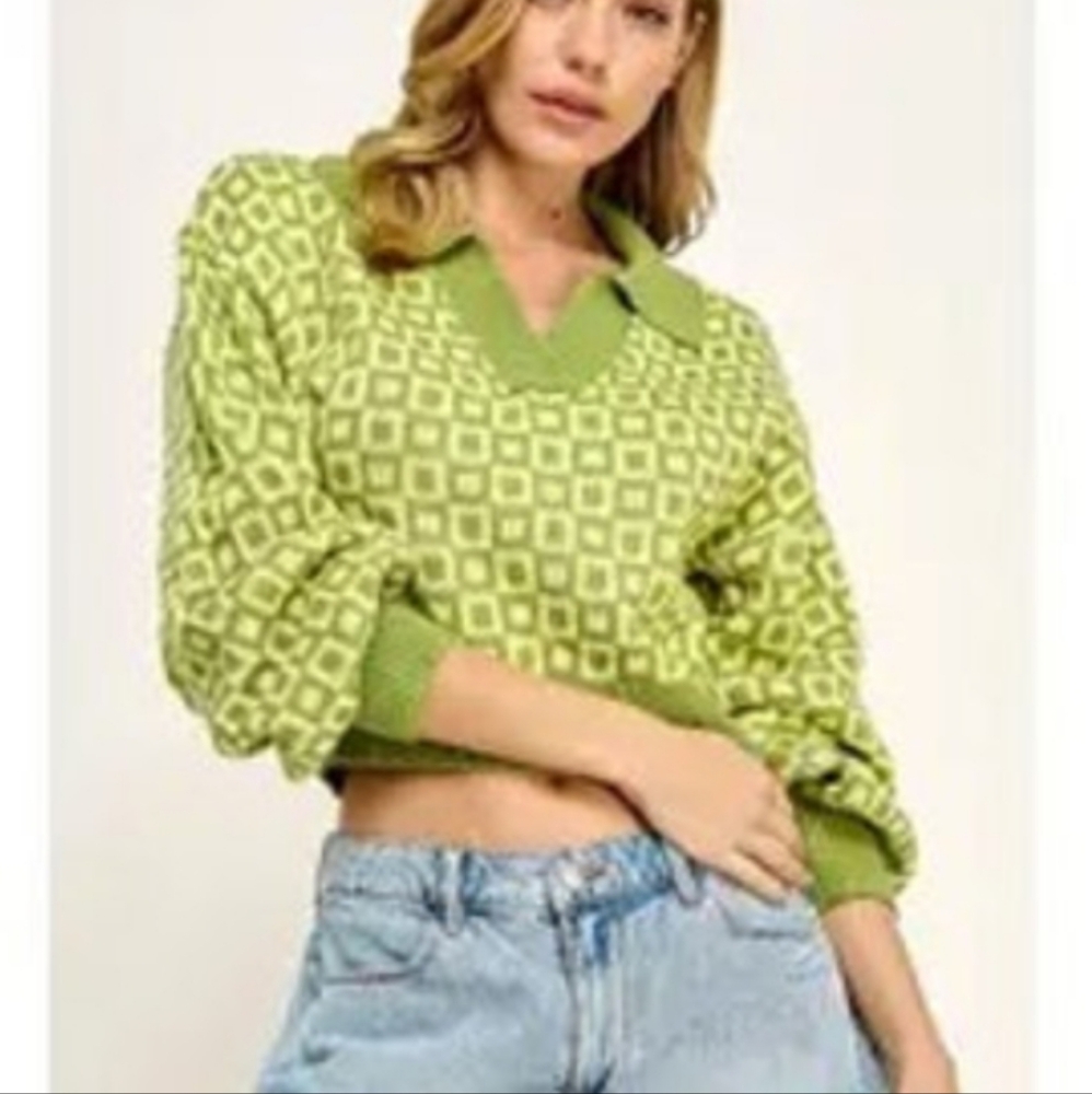 Aiden crop sweater